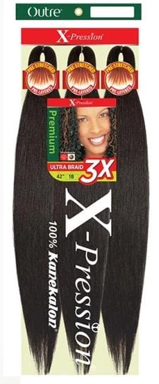 Outre 3X Pre-Stretched X-pression Braiding Hair 42 