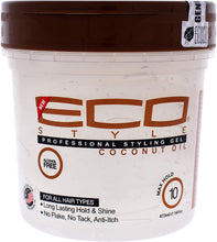 Load image into Gallery viewer, ECO Style Professional Styling Gel Coconut Oil 8fl.oz
