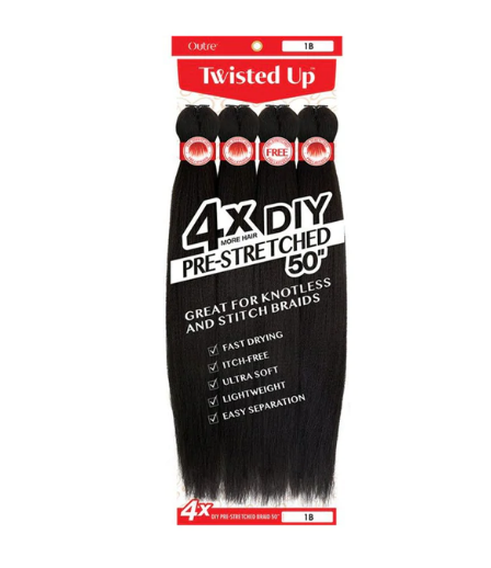 XPression Twisted Up DIY Prestretched Braid 50″ 4X