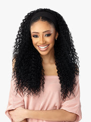 Dashly Headband Wig W/ Velcro HB Unit 3 Color F1B/30 On The Go Styles
