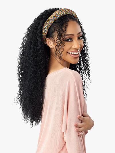 Dashly Headband Wig W/ Velcro HB Unit 3 Color F1B/30 On The Go Styles