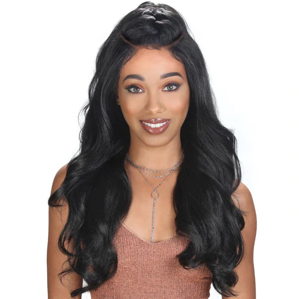 SIS Sister Beyong Wig Moon Part Full Circle Hand Tied Kenzie 1B