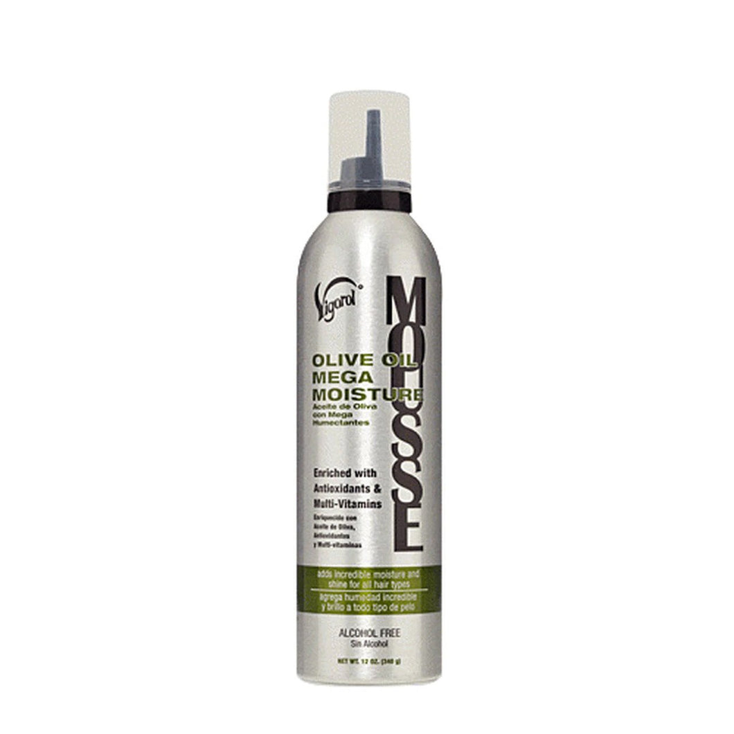 Vigorol Mousse Olive Oil Mega Moisture 12 oz