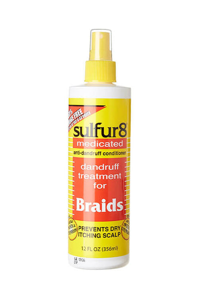 Sulfur 8 Braid Spray Medicated Treatment 12 oz